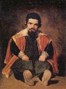 A Dwarf Sitting on the Floor